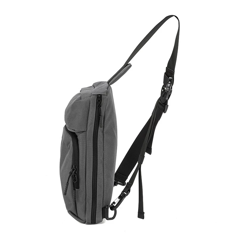 Мъжка раница през рамо за iPad Mini, Silver Flame, K012-2, Сива